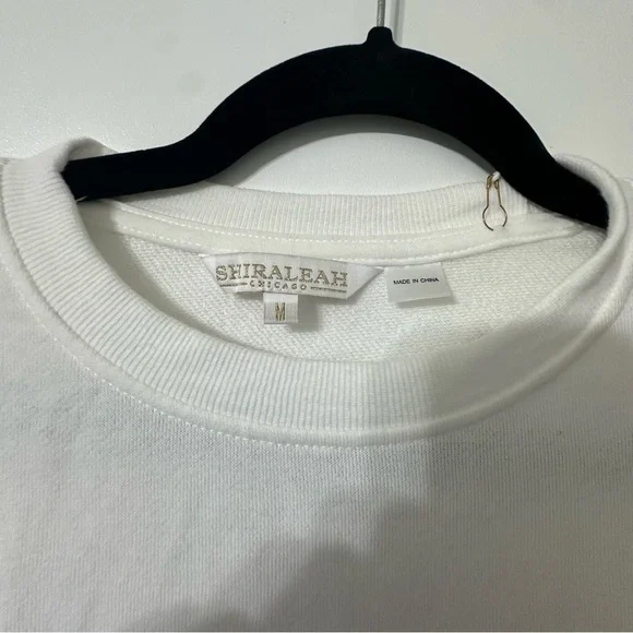 Shiraleah NWT Bride Long Sleeve Ivory Sweatshirt Size M - Picture 3 of 7